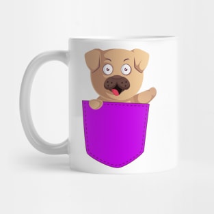 Dog In Pocket Mug